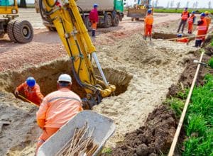 A commercial site excavation involves many processes.