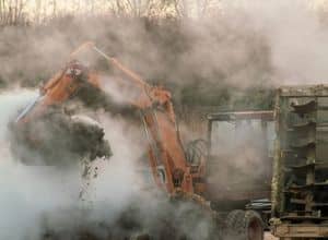 Farm excavation services begins with site preparation.