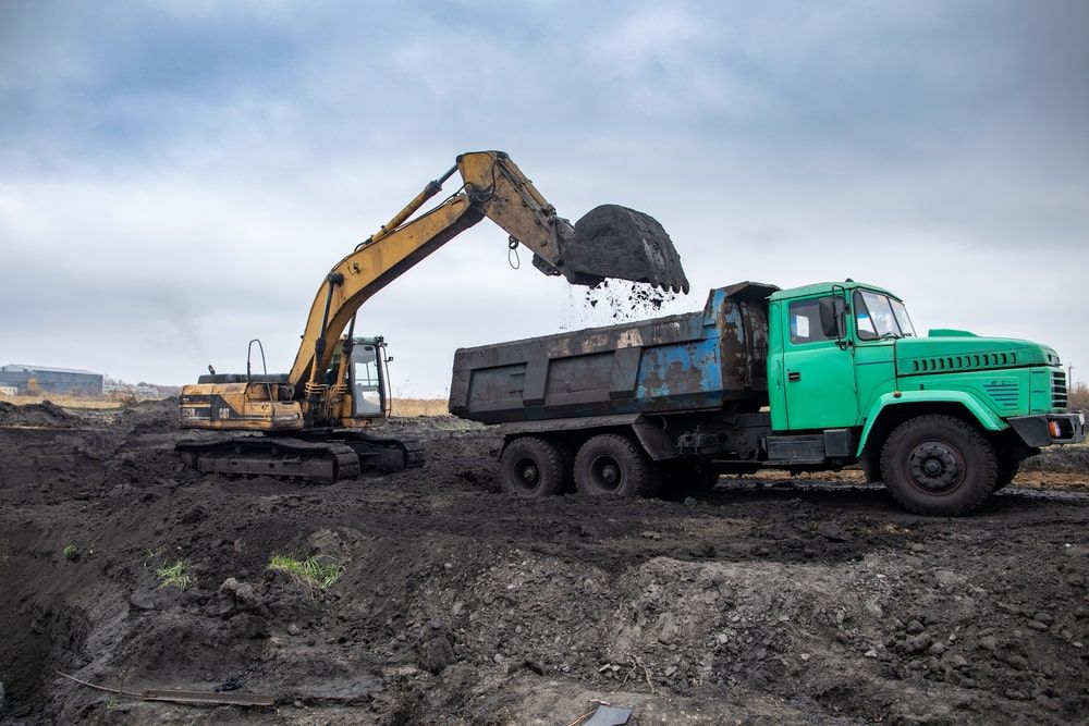 Excavated muck must be properly disposed.