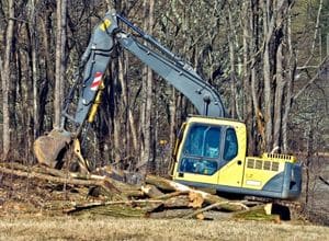 Site clearing services can help prevent erosion. 