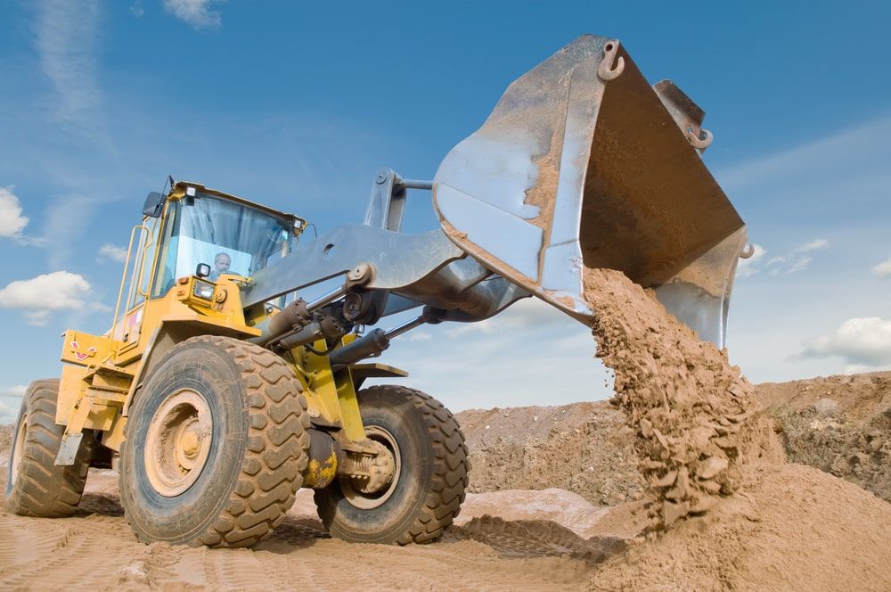 There are different types of excavators used in site preparation.